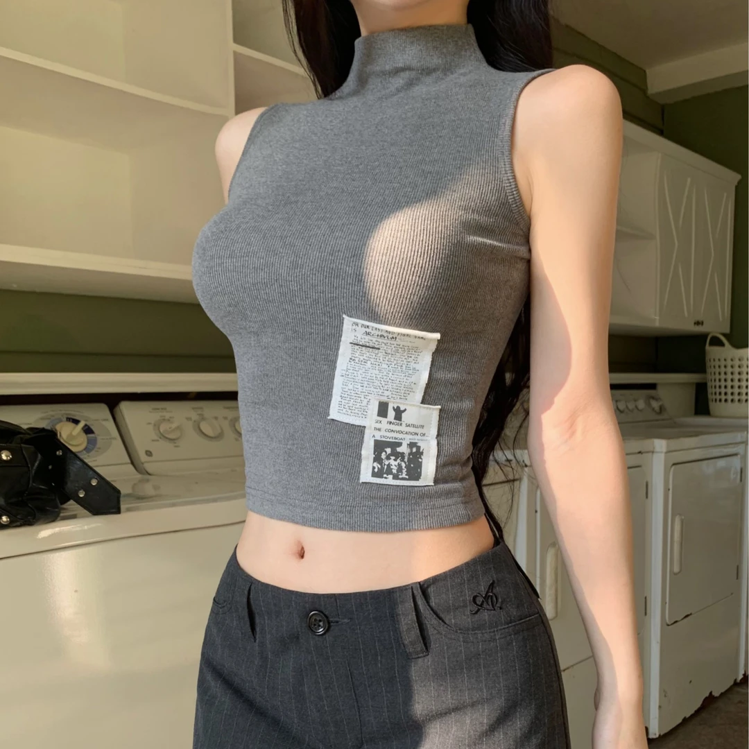 辣妹修身韩版复古高腰灰条纹显瘦ins短款百搭低腰包臀短裙夏季