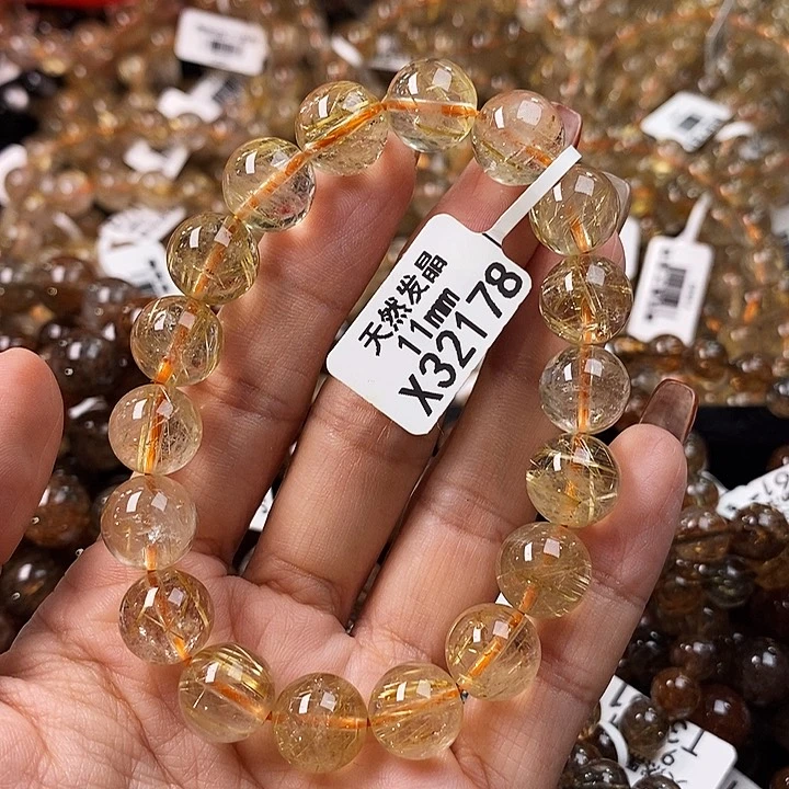 发晶手链未镶嵌水