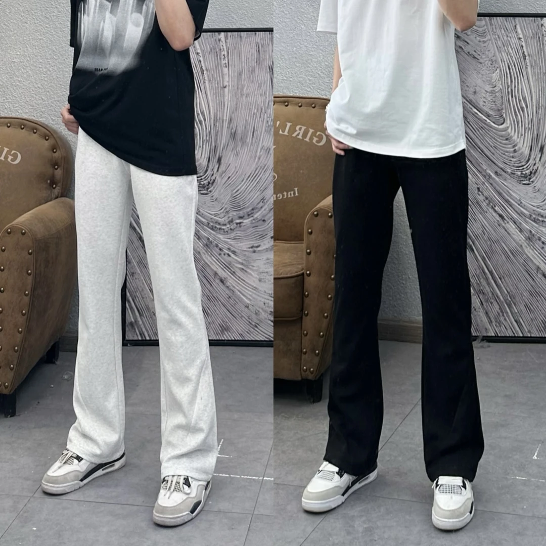 小贾秋冬新款微喇卫裤cleanfit百搭休闲裤潮流垂感高街夏季长裤