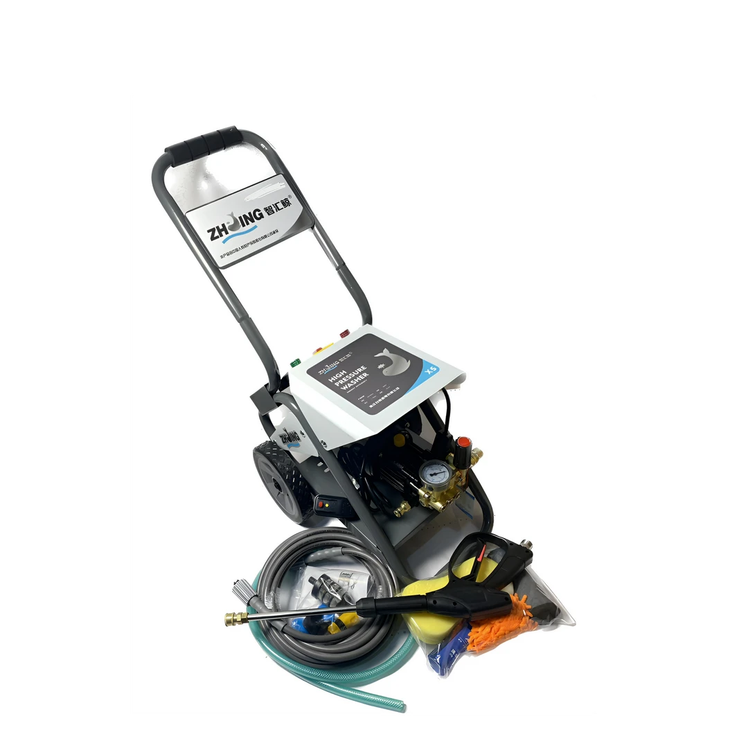 智汇鲸X5  大功率高压清洗机2.2KW大压力水泵单位洗车机铜线