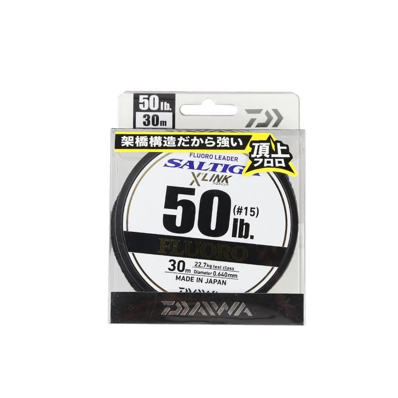DAIWA/达亿瓦 SALTIGA FLUORO LEADER X’LINK钓鱼碳素线前导子线