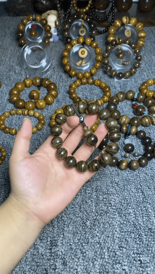 【闪购商品】阴沉木手串/手链1.5闪电纹430