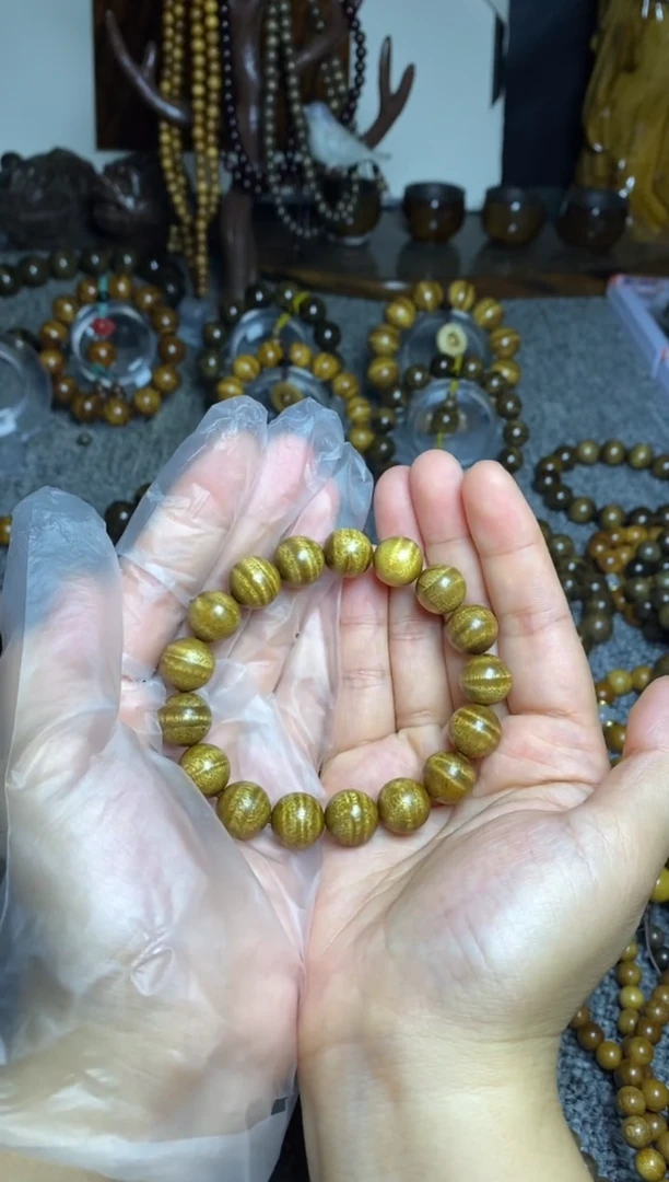 【闪购商品】金丝楠手串/手链1.2花纹款118