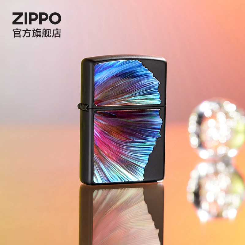 ZIPPO正品打火机繁华浮梦个性时尚幻彩炫彩防风送男友礼物