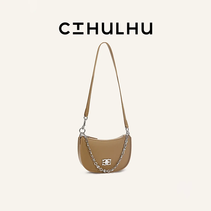CTHULHU【月牙包】CT302B023气质百搭时尚设计感潮流女士小众包