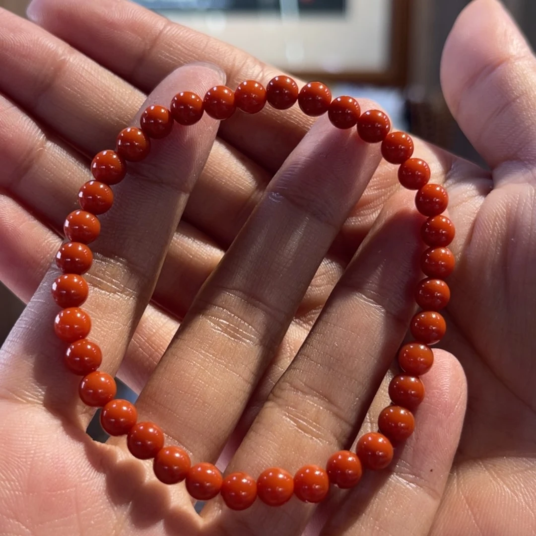 南红玛瑙老南红单圈未镶嵌