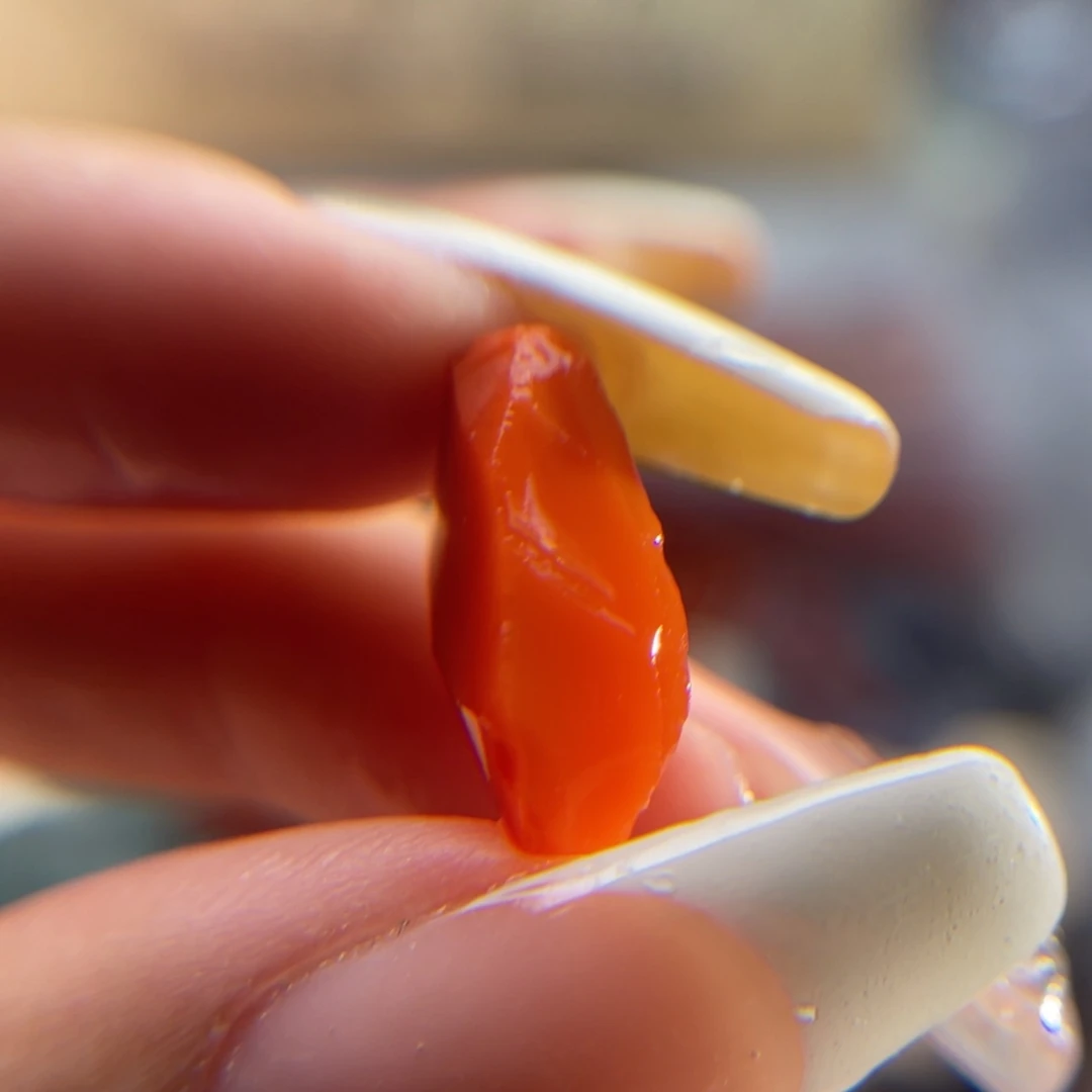 【闪购商品】定制南红玛瑙未镶嵌涅****o老南红小狐狸侧挂