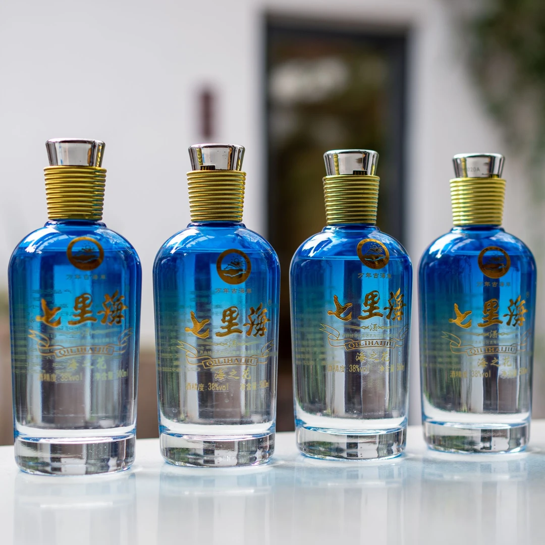 七里海【海之花38度】正宗粮食浓香型白酒 500ml 4 整箱装38度500ml