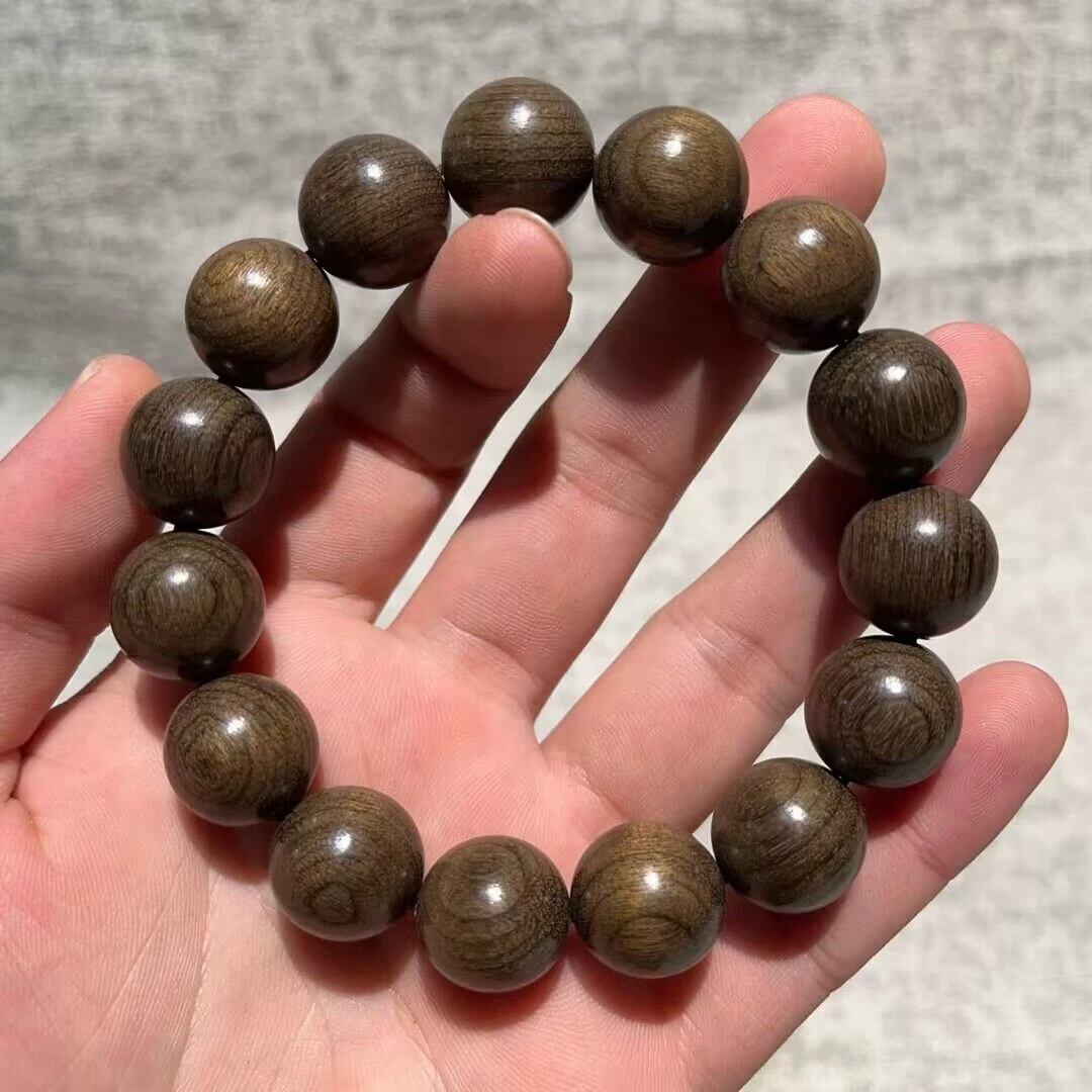 乌木15mm/15果香味木作念珠手串