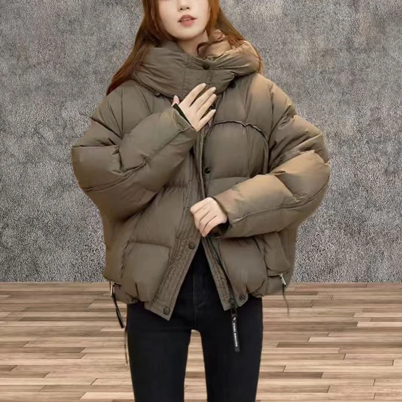 【现货爆款】2024短款羽绒服冬装外套女冬韩版宽松