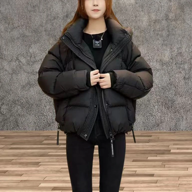 【现货爆款】2024短款羽绒服冬季外套女冬韩版宽松T