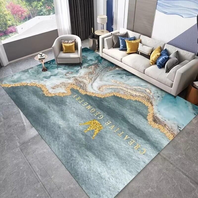 轻奢客厅地毯卧室少女ins风床边网红大面积全铺房间北欧茶几地毯