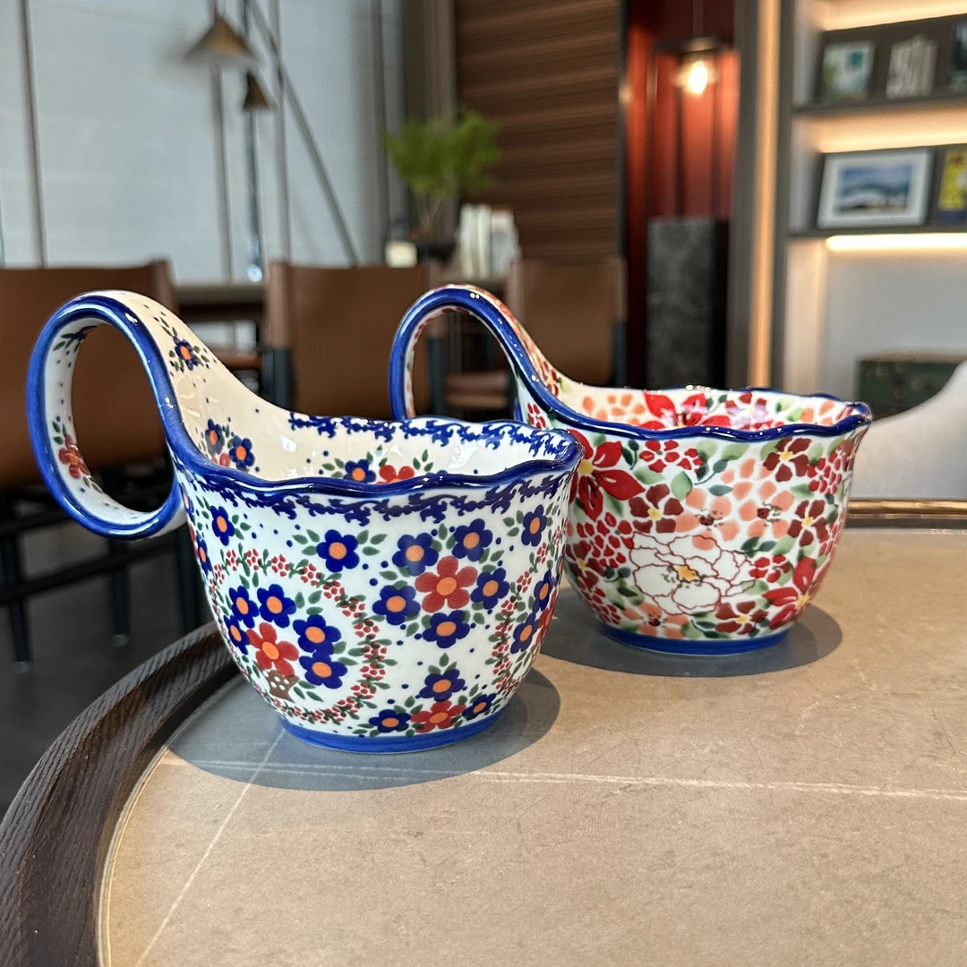 重【工定制繁华】欧式陶瓷马克杯牛奶杯咖啡杯早餐杯子情侣大容量