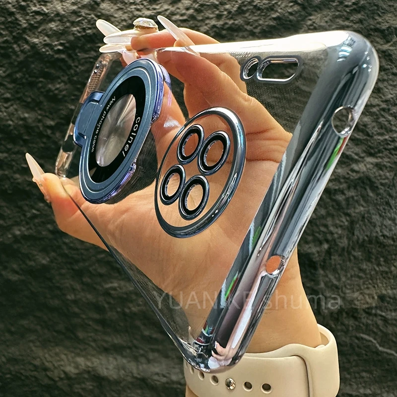 适用华为mate30手机壳新款huawei套mate30pro电镀磁吸支架简约男p