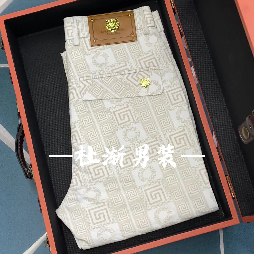 【正码】837男士修身轻奢欧货修身男裤弹力休闲裤837