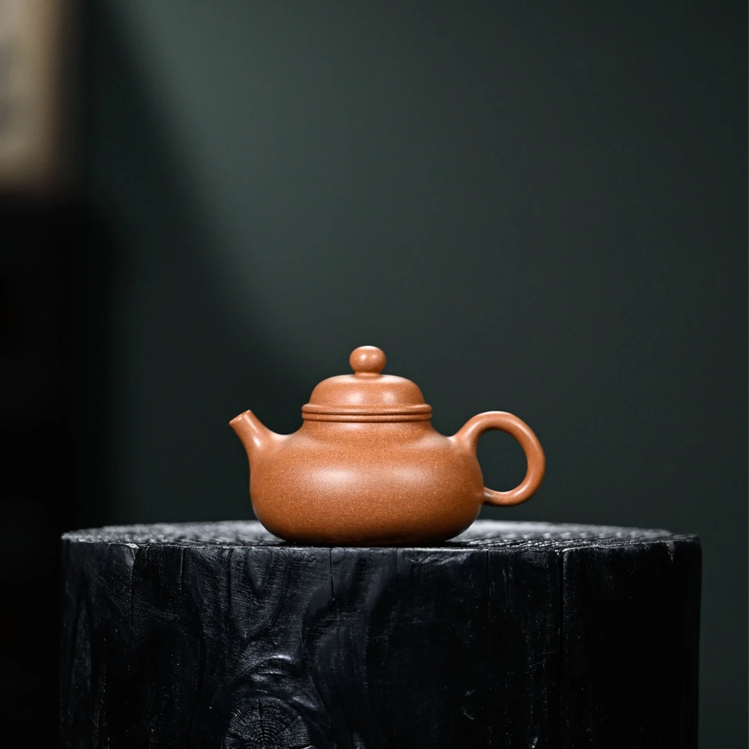 【黄降坡·容天】宜兴原矿紫砂黄降坡工手工制作容天170cc