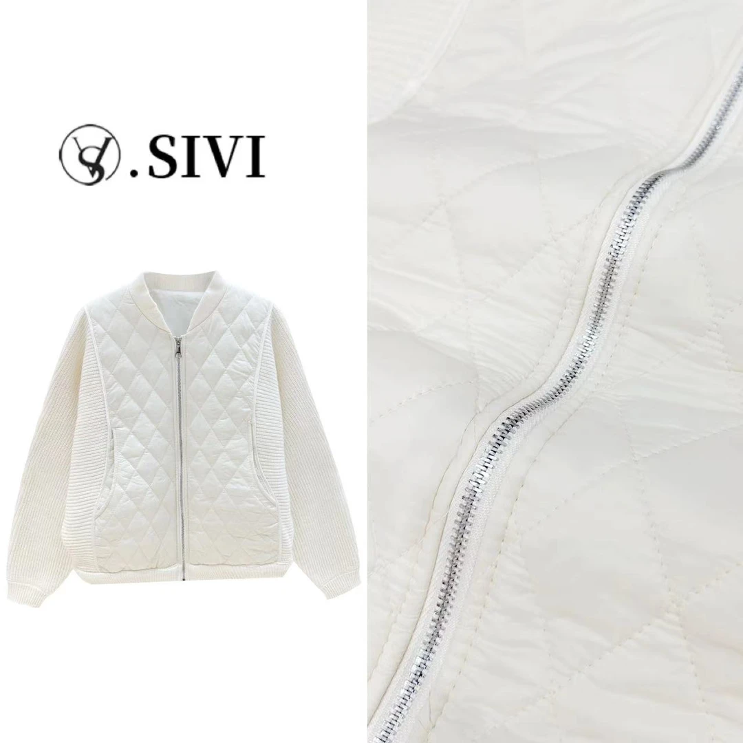 熙薇休闲气质棉服【皓月当空】冬季新款时尚防风外套F6814