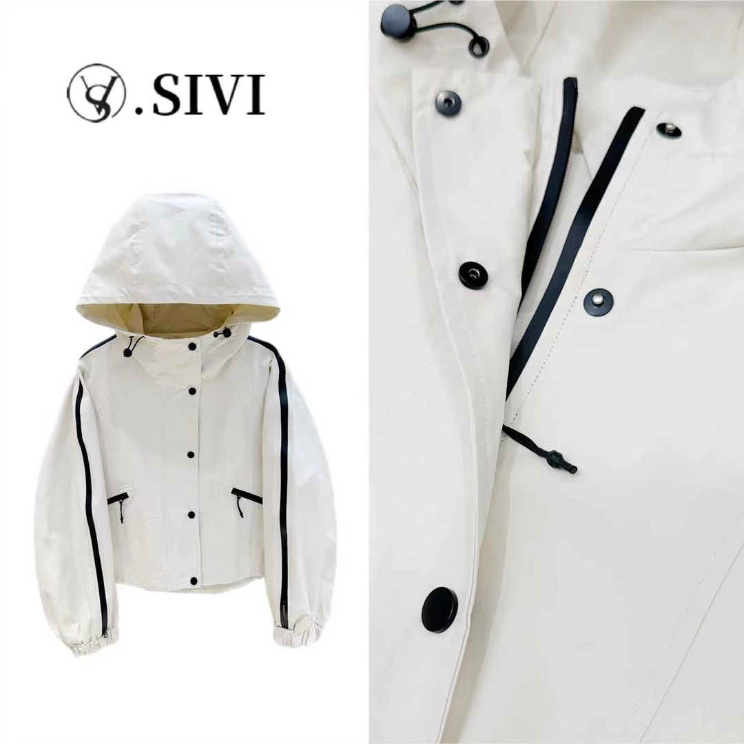 熙薇冲锋衣外套【微酷女孩】2024早秋新款时尚休闲气质上衣F6263