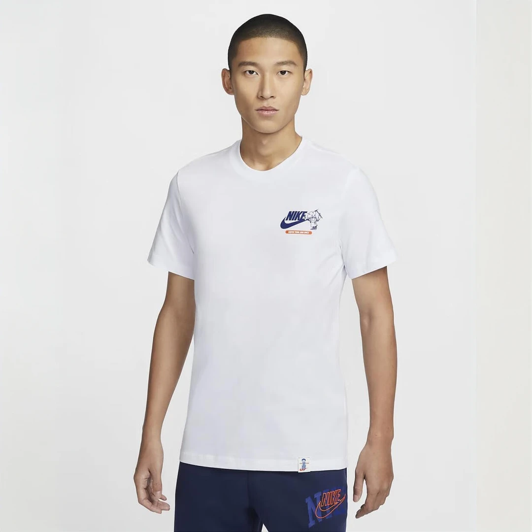 NIKE/耐克男女同款夏季T恤潮流休闲短袖训练印花时尚FV3755-100