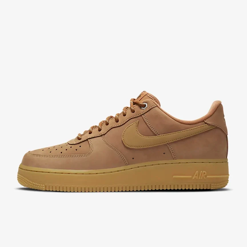 NIKE/耐克男款Air Force 1空军一号经典运动鞋板鞋小麦CJ9179-200