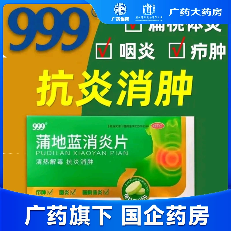 999 蒲地蓝消炎片 0.6g*24片