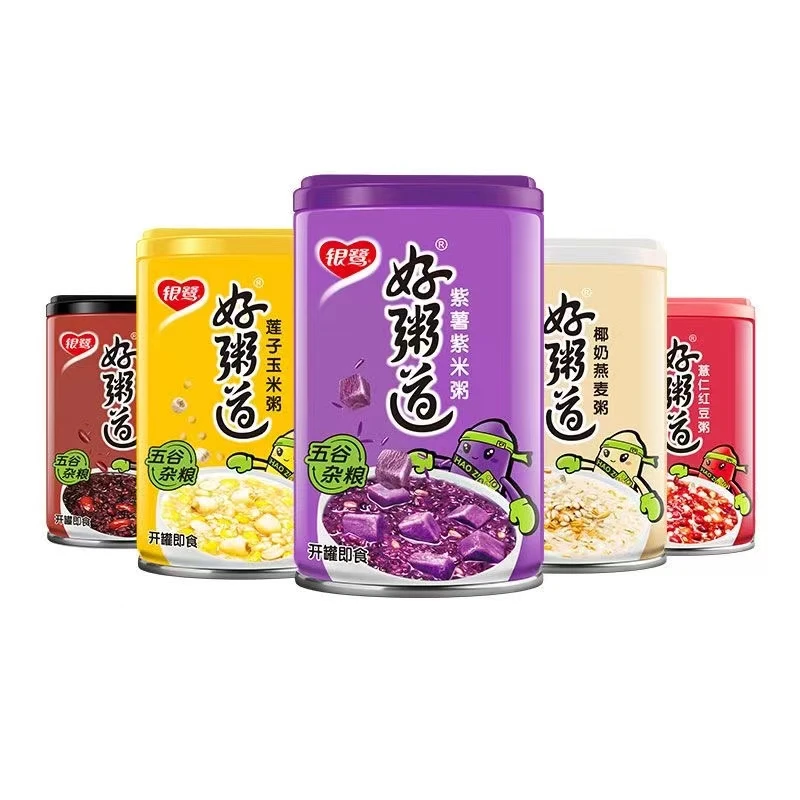 银鹭好粥道八宝粥280g*4罐速食滋补醇香营养早餐健康美味粥