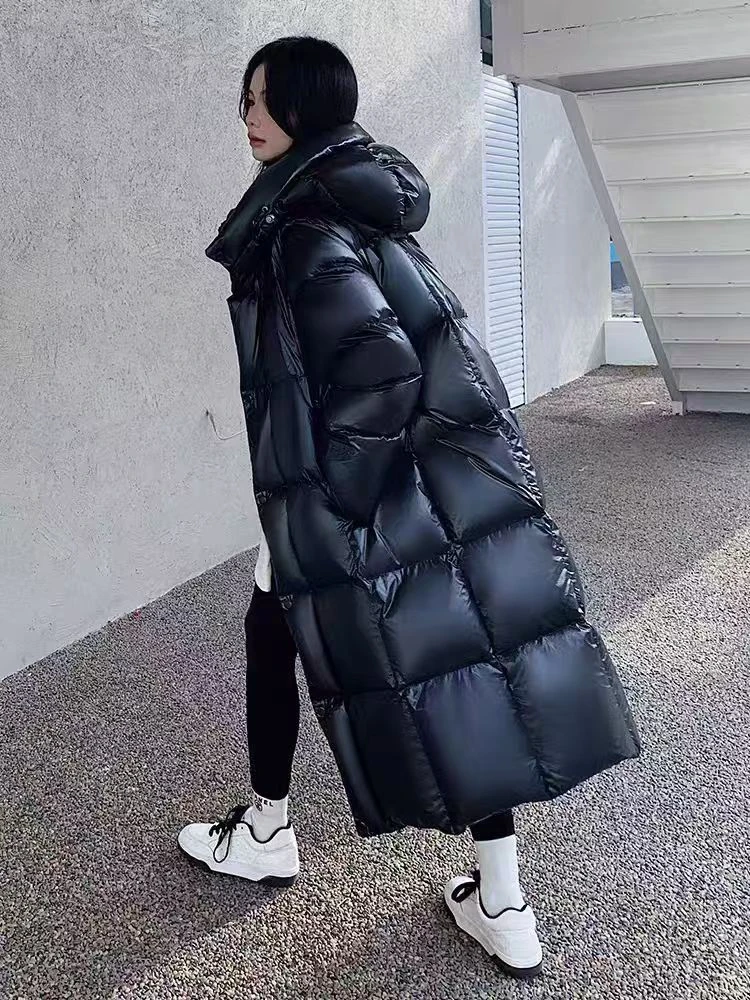 小迪#黑钻长款男女同款鹅绒服