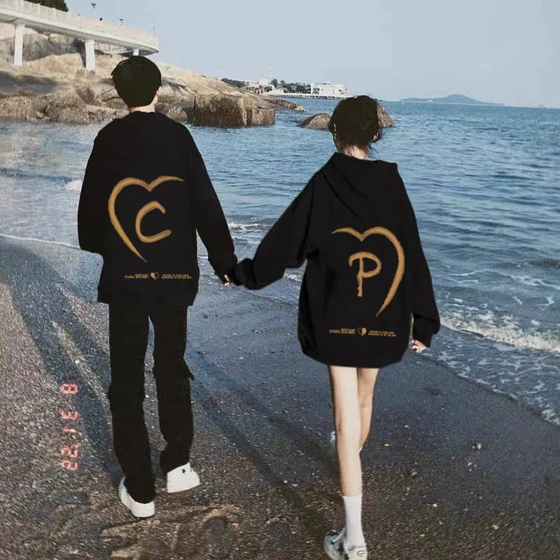 disoo情侣装卫衣早春秋冬季情侣款2025新款高级感外套装加绒加厚