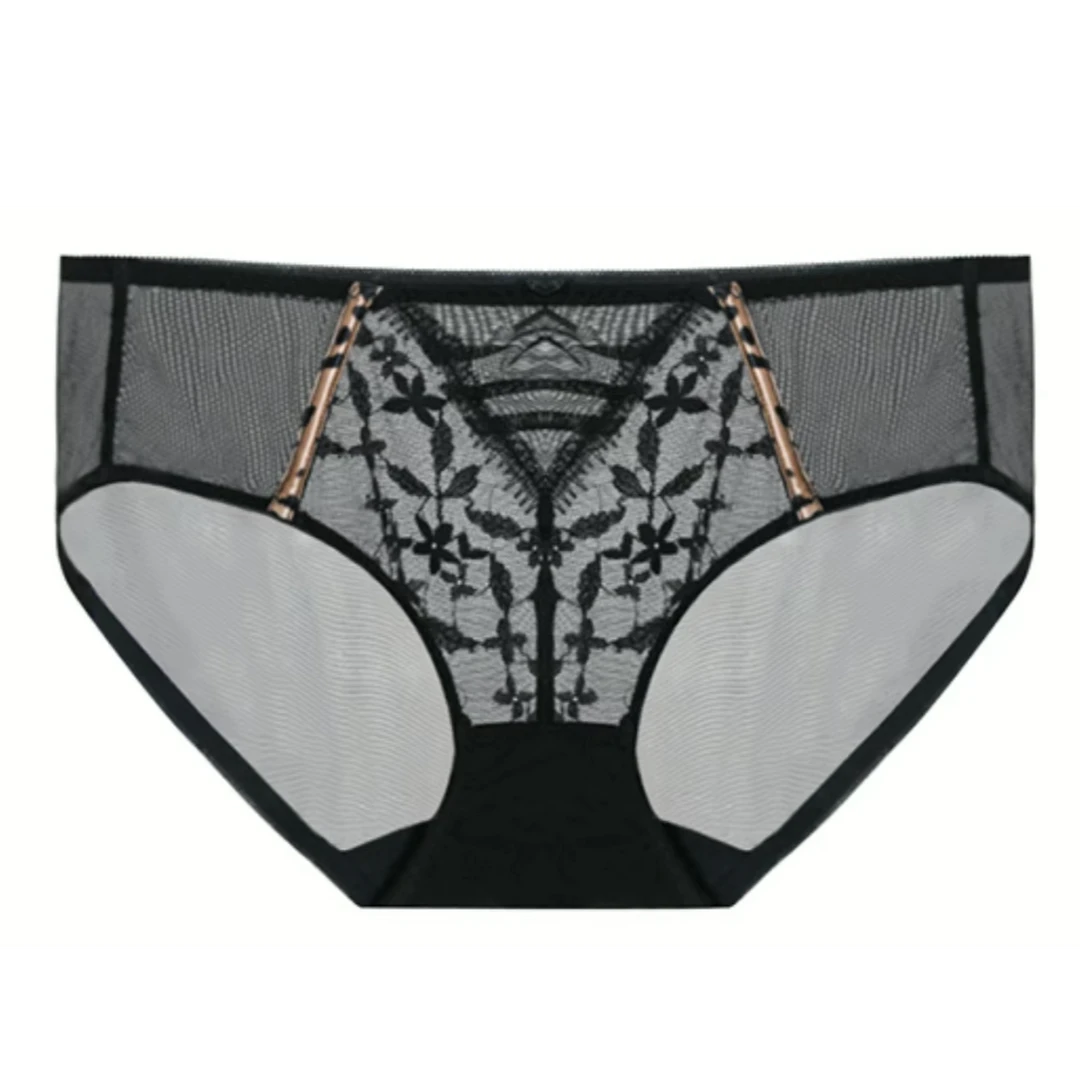【旷野森林】法式性感高奢蕾丝女士内裤  单条装