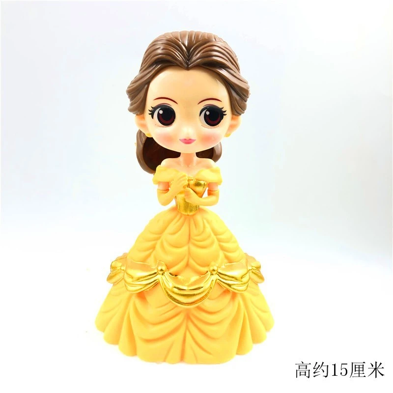黄色裙子公主摆件