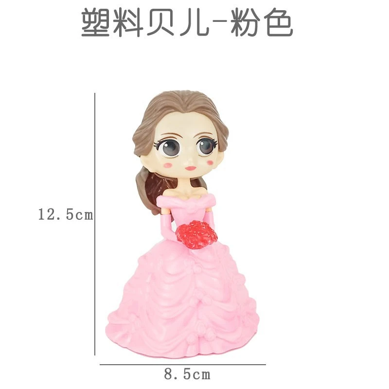 粉色裙子公主摆件