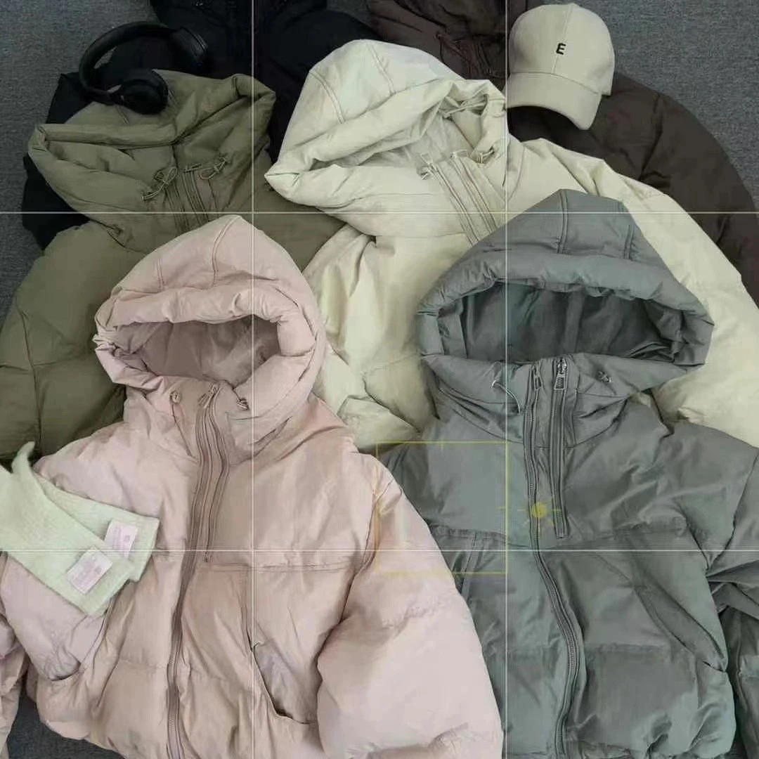 娟儿家   2024冬季新款韩系小个子时尚女洋气加厚纯色短外套