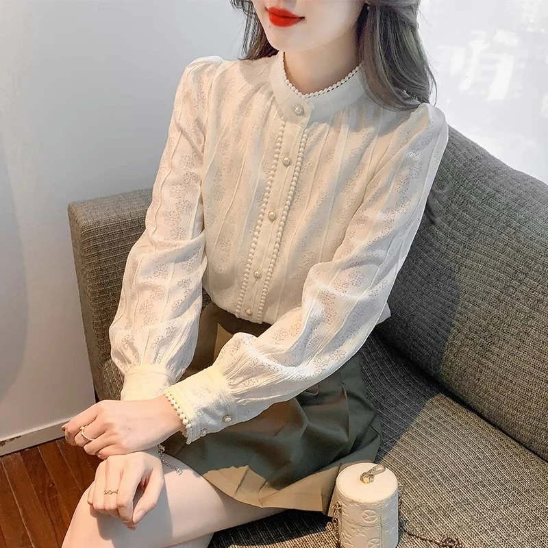 半高领加绒蕾丝打底衫女秋冬装2025秋季新款洋气内搭小衫长袖上衣