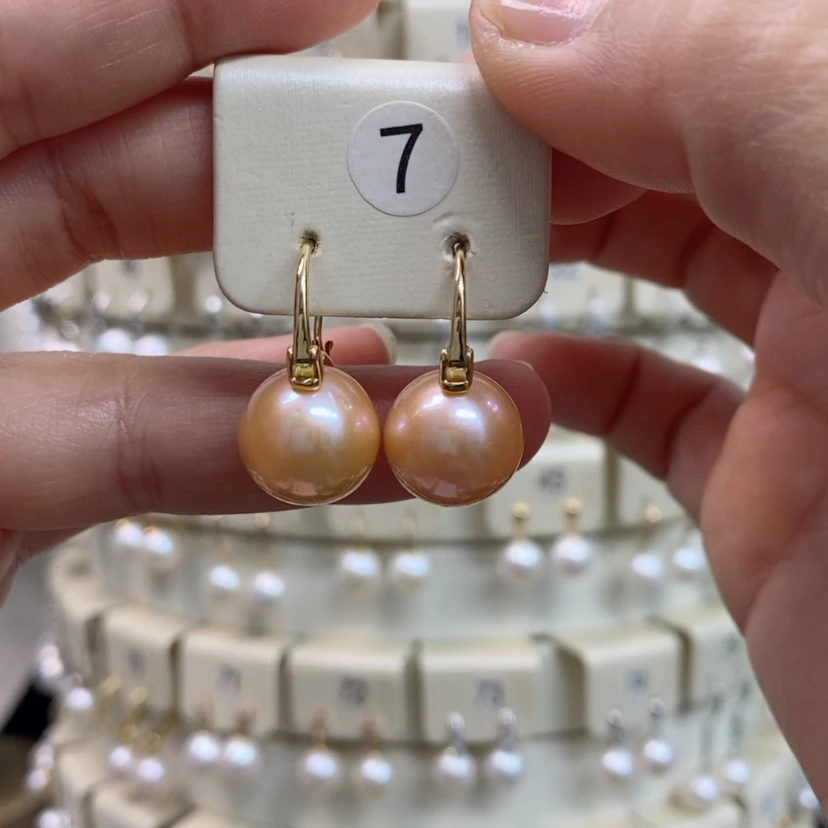 【闪购商品】淡水珍珠耳饰银S925镶嵌W****生