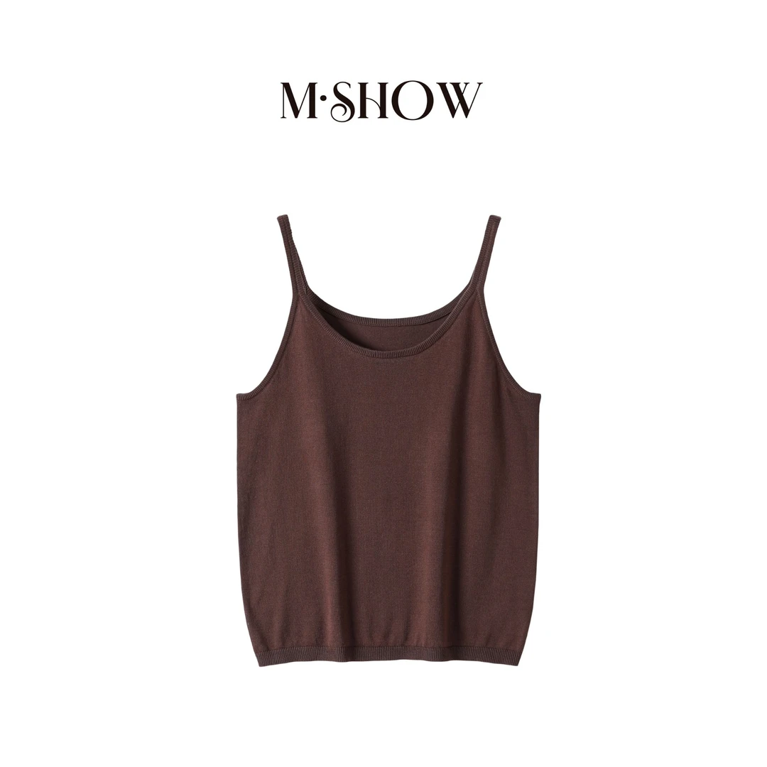 【100%莱赛尔】时尚通勤纯色打底百搭吊带无袖背心622B