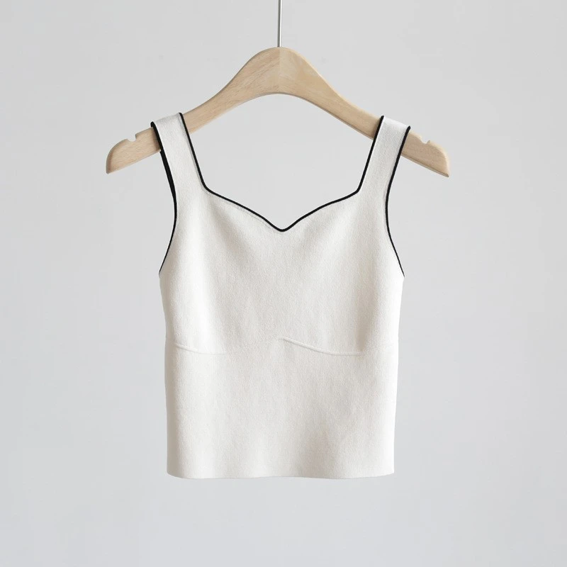 【依格歌优选现货】冰丝吊带背心女内搭设计感西装内搭遮副乳外穿