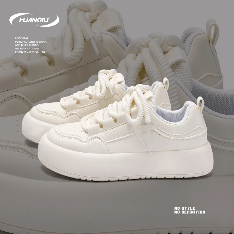 清仓环球厚底增高小白鞋女款2026冬季新款休闲女鞋学生百搭板鞋女