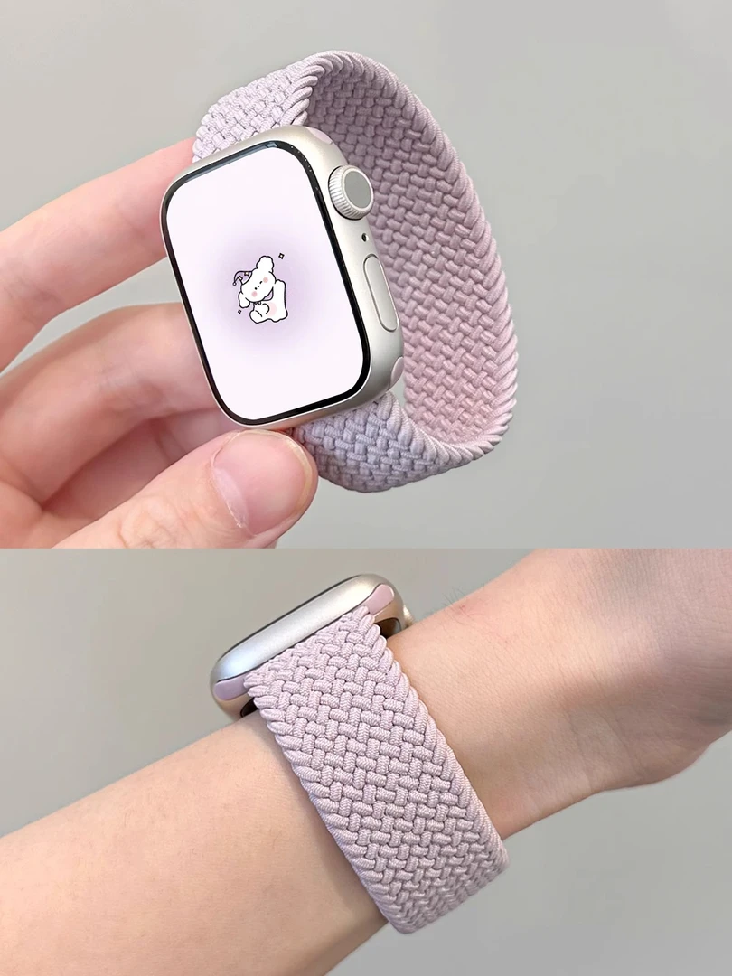 适用于苹果手表Apple9代SE87654弹力s9苹果手表表带