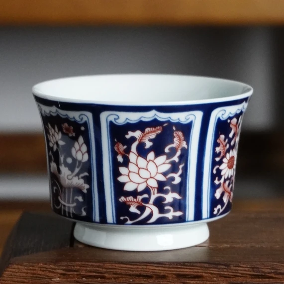 繁花似锦主人杯130ml微瑕