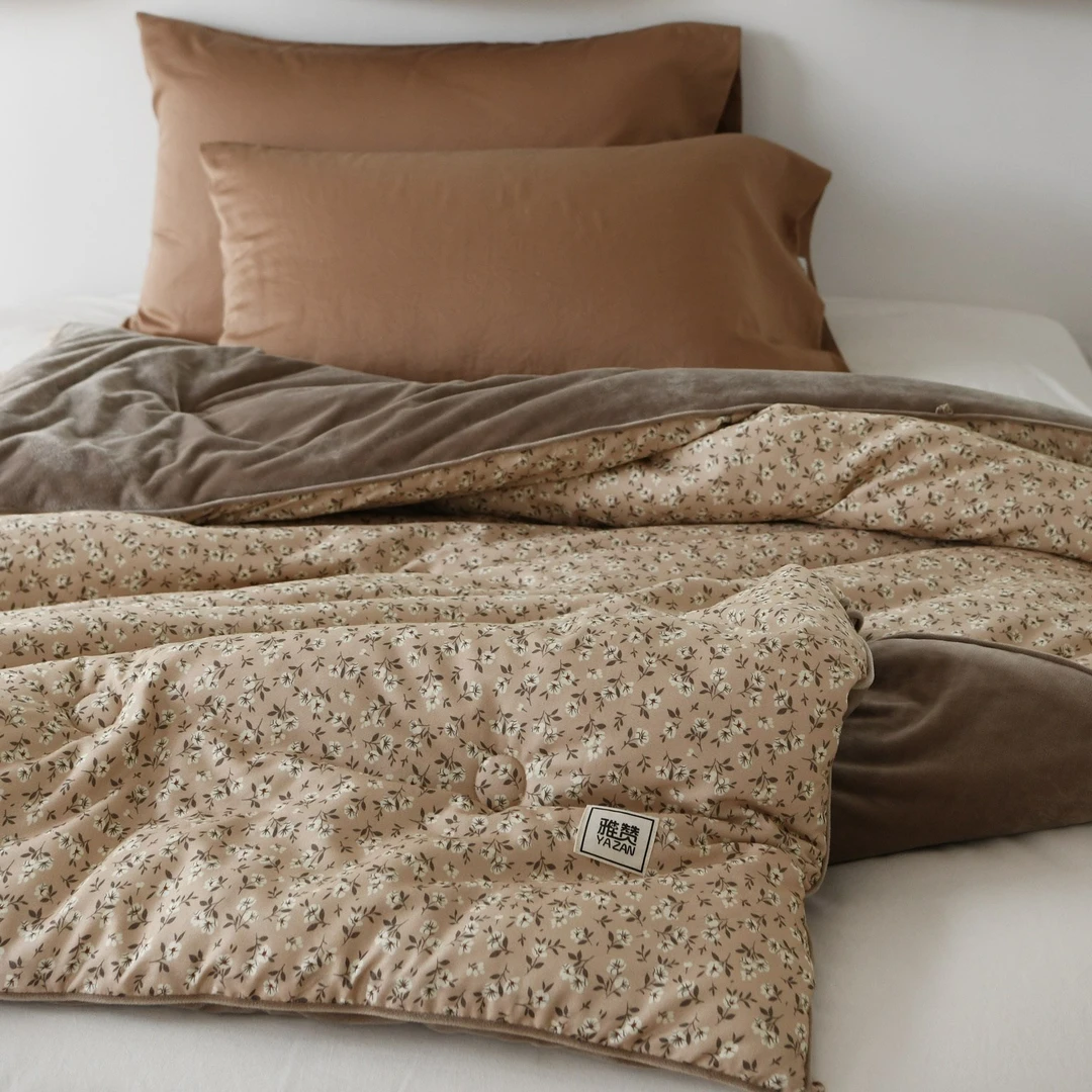 新款春秋被水洗被飞花系列，慕夏系列