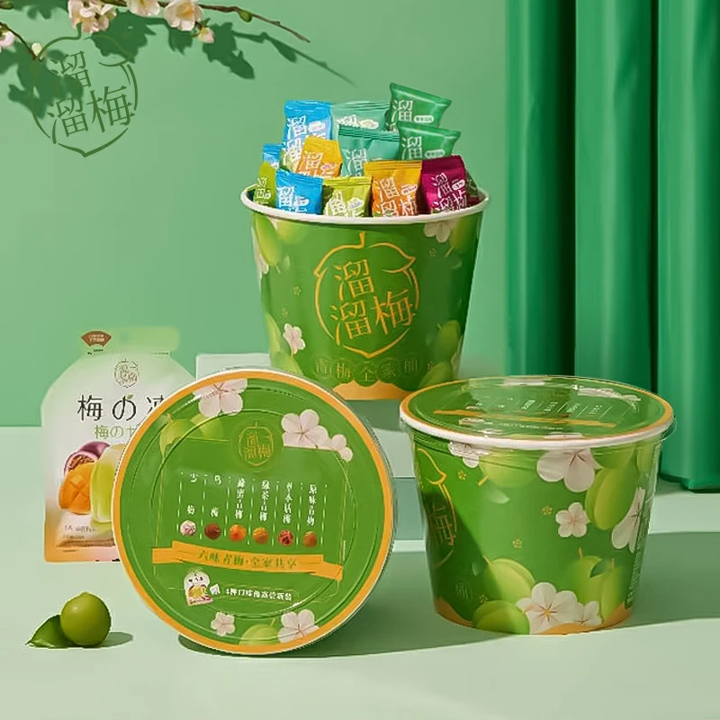 LIUM/溜溜梅经典传统精选蜜饯果干办公室休闲零食梅冻全家桶480g