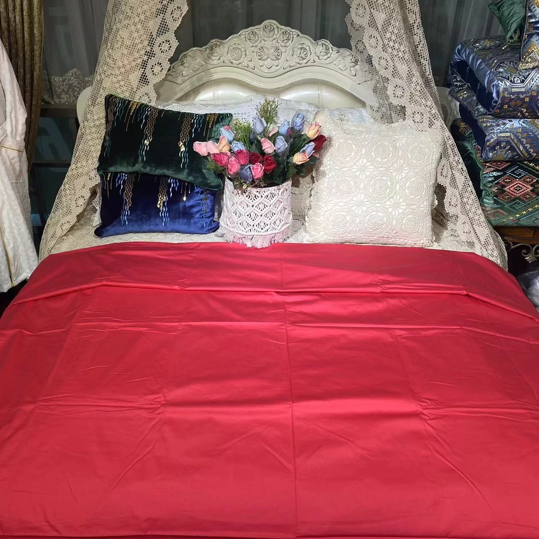 【新疆包邮】简约磨毛长绒棉双人床单纯色主卧四季通用居家高质量