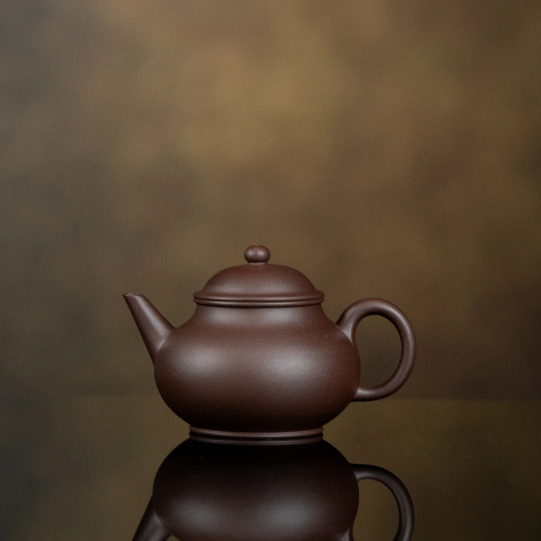 【利贞l水平】原矿紫泥 约140cc 手工制作 紫砂壶 茶具YDJ