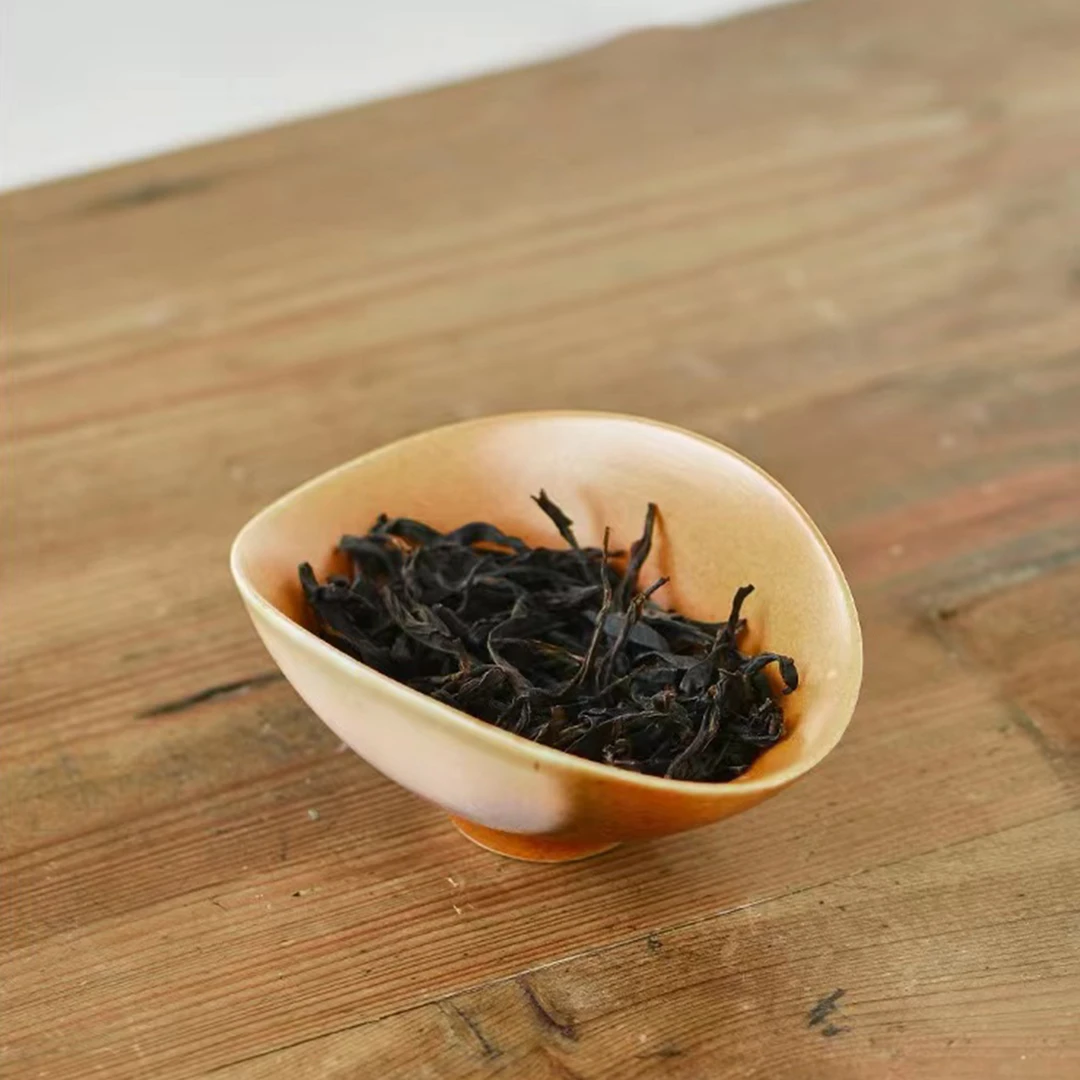 【利贞丨月牙茶则】陶瓷仿古苏打烧手工制长宽高10x7.5x4cm福利系列