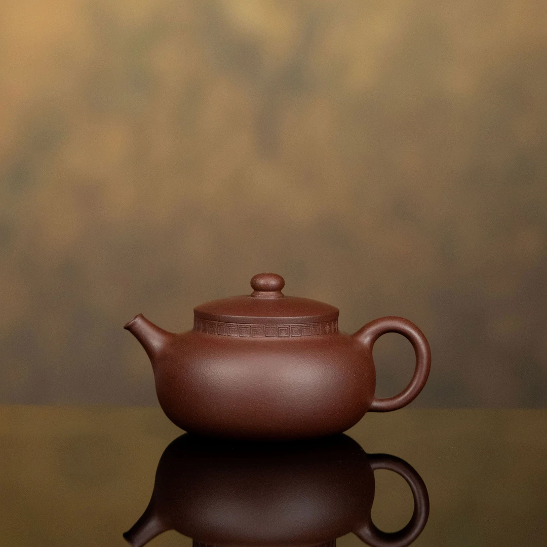 【利贞l平安壶】原矿底槽清 约170cc 手工制 紫砂壶 家用茶具JST