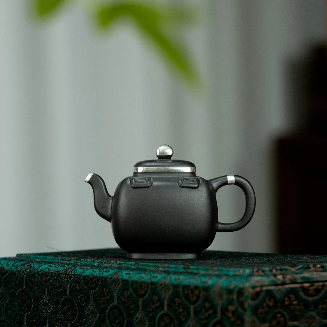 【利贞｜玄玉如意】原矿大红泥还原烧 约170cc唐永君全手工制紫砂壶