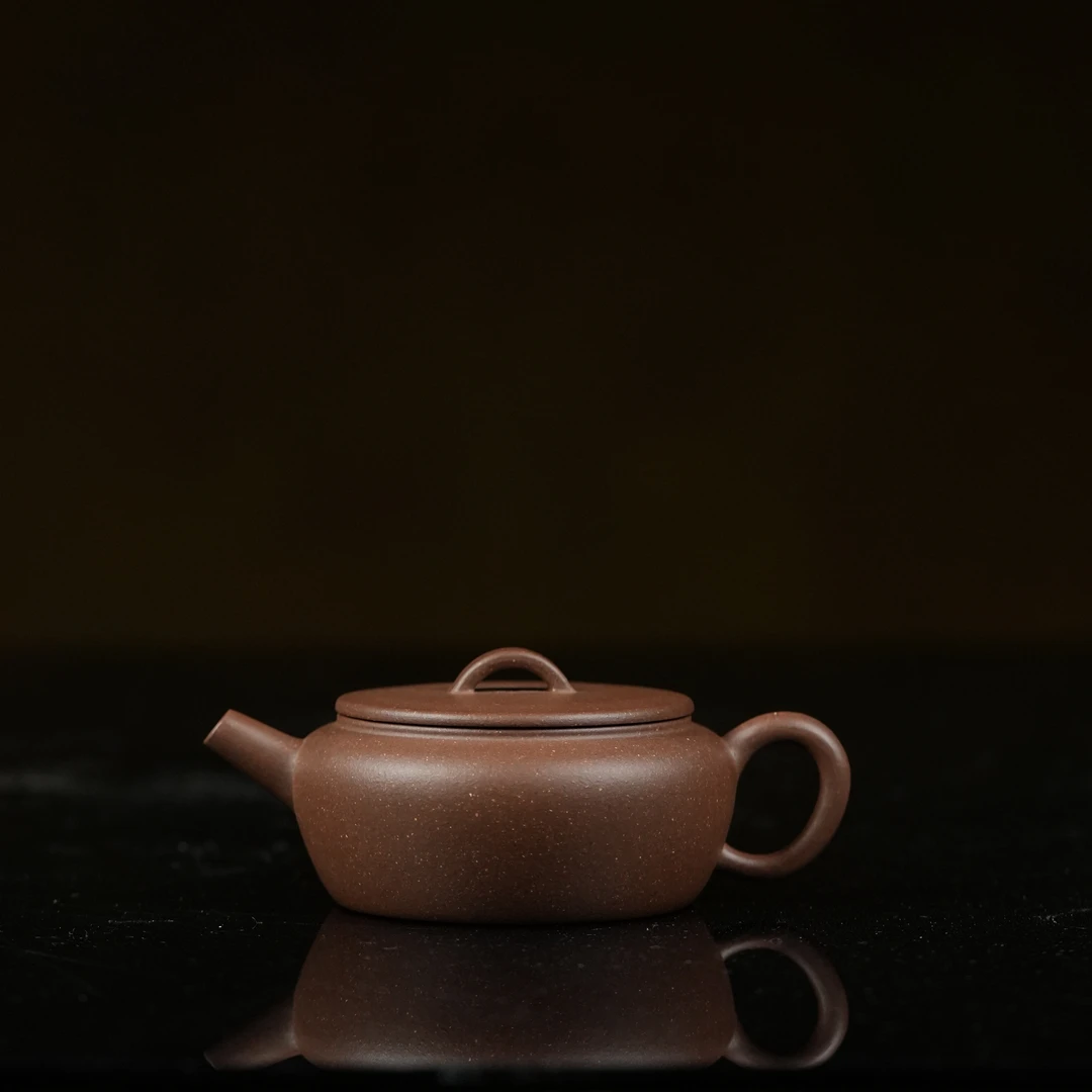 【利贞｜大彬诗意】原矿段泥 150cc 手工制作 紫砂壶 茶具