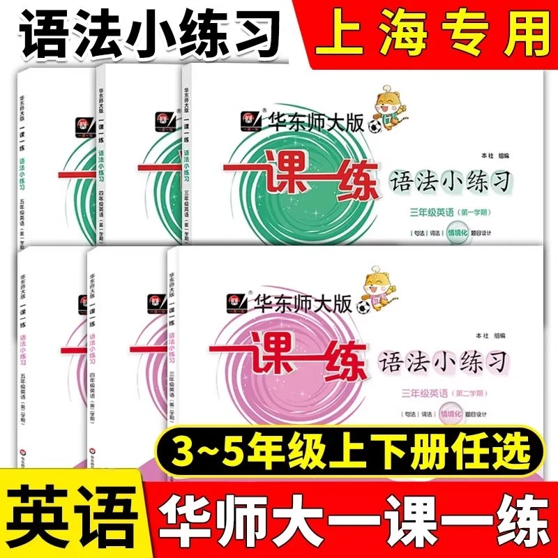 2024华东师大版一课一练语法小练习英语N版沪教版英语语法练习册