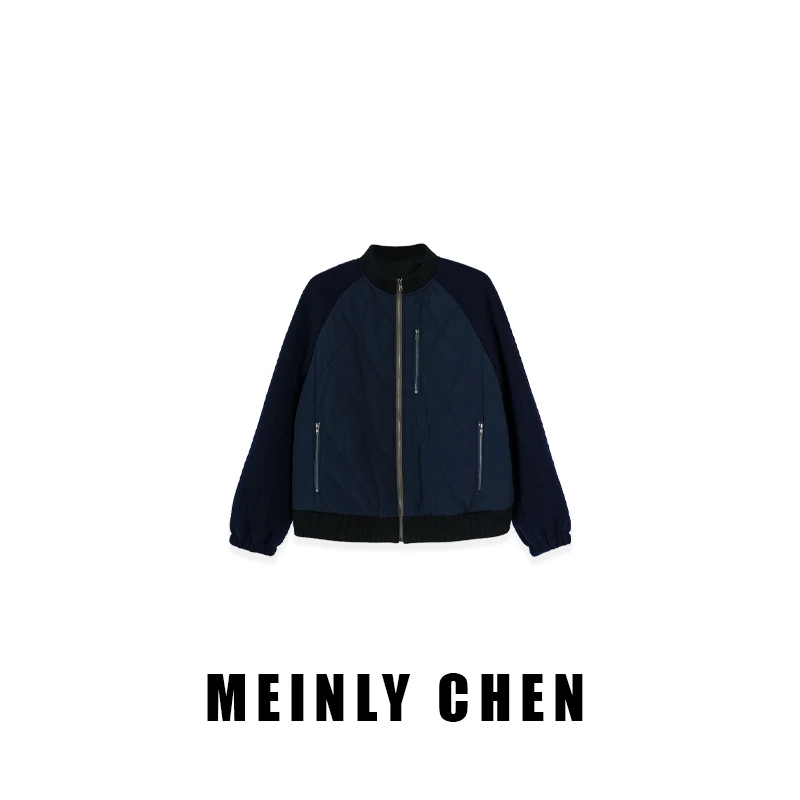 【MEINLY CHEN】【夹克棉服】高端设计师款休闲经典百搭短外套8824677
