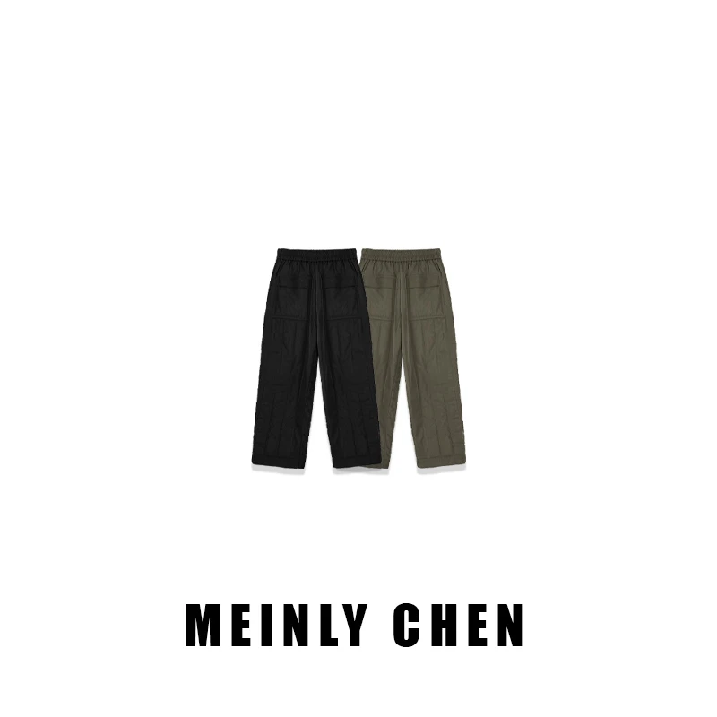 【MEINLY  CHEN】【棉裤】高端设计师款休闲百搭加厚棉裤8824649